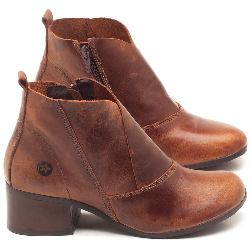 Laranja_Lima_Shoes_Sapatos_Femininos_Bota_Cano_Curto_Salto_de_5_cm_em_Couro_Marrom_-_Codigo_-_137096_1