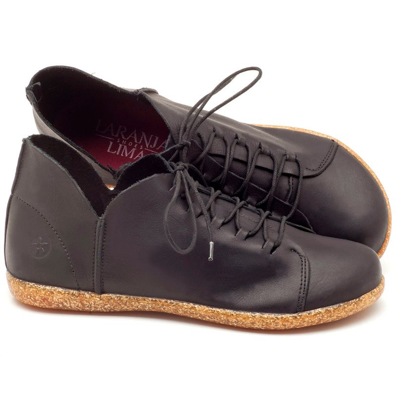 Laranja_Lima_Shoes_Sapatos_Femininos_Tenis_Cano_Baixo_em_Couro_Preto_-_Codigo_-_137148_1
