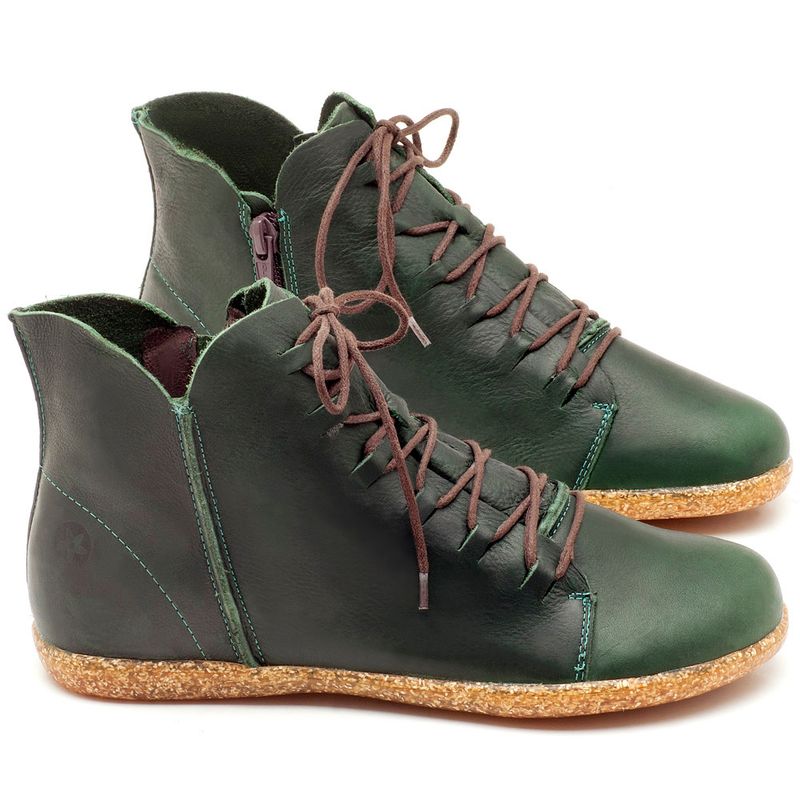 Laranja_Lima_Shoes_Sapatos_Femininos_Tenis_Cano_Alto_em_Couro_Verde_-_Codigo_-_137149_1