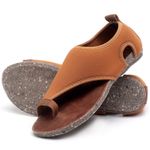 Laranja_Lima_Shoes_Sapatos_Femininos_Sandalia_Rasteira_Flat_em_Textil_Caramelo_-_Codigo_-_137179_2