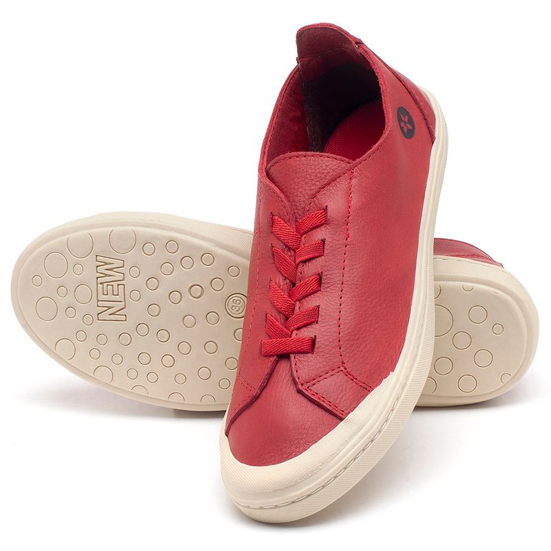 Laranja_Lima_Shoes_Sapatos_Femininos_Tenis_Cano_Baixo_em_Couro_Vermelho_-_Codigo_-_141051_2