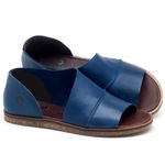 Laranja_Lima_Shoes_Sapatos_Femininos_Sandalia_Rasteira_Flat_em_Couro_Azul_-_Codigo_-_141055_1