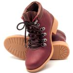 Laranja_Lima_Shoes_Sapatos_Femininos_Bota_Cano_Curto_em_Couro_Vinho_-_Codigo_-_141065_2