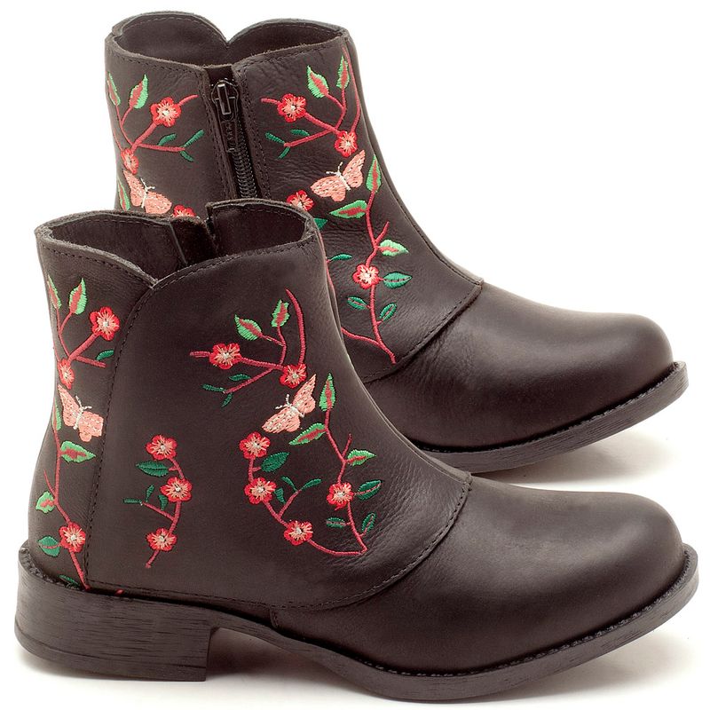 Laranja_Lima_Shoes_Sapatos_Femininos_Bota_Cano_Curto_em_Couro_Preto_-_Codigo_-_141071_1