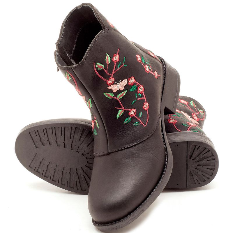 Laranja_Lima_Shoes_Sapatos_Femininos_Bota_Cano_Curto_em_Couro_Preto_-_Codigo_-_141071_2