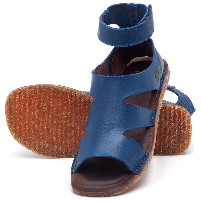 Laranja_Lima_Shoes_Sapatos_Femininos_Sandalia_Rasteira_Flat_em_Couro_Azul_-_Codigo_-_141096_2