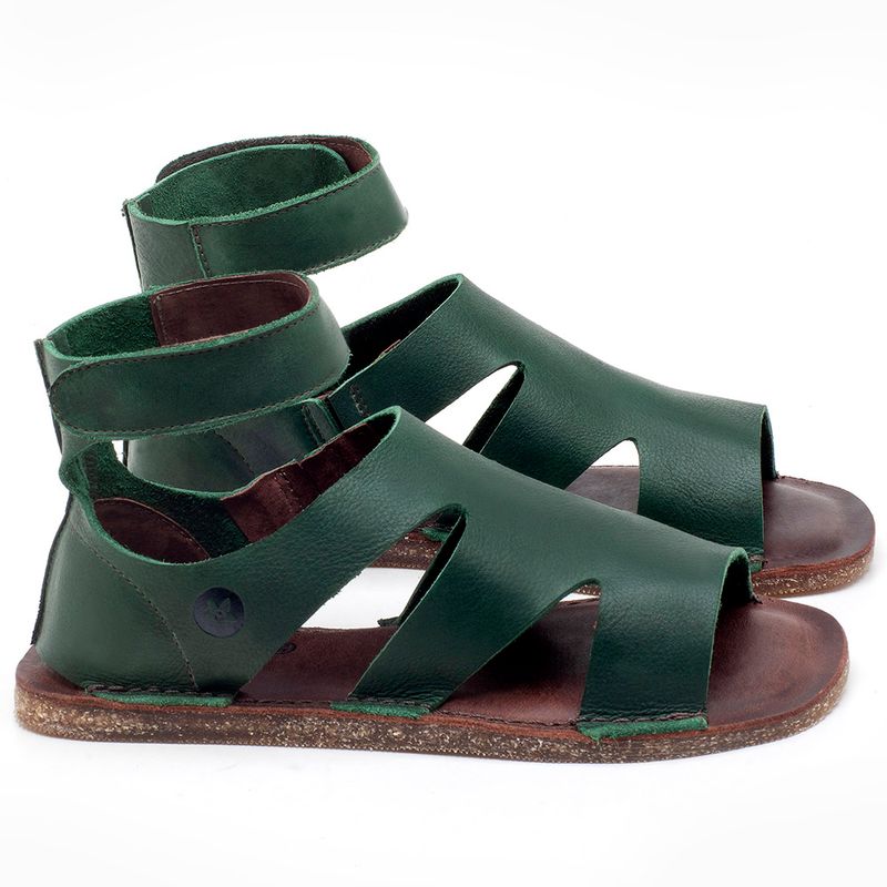 Laranja_Lima_Shoes_Sapatos_Femininos_Sandalia_Rasteira_Flat_em_Couro_Verde_-_Codigo_-_141096_1