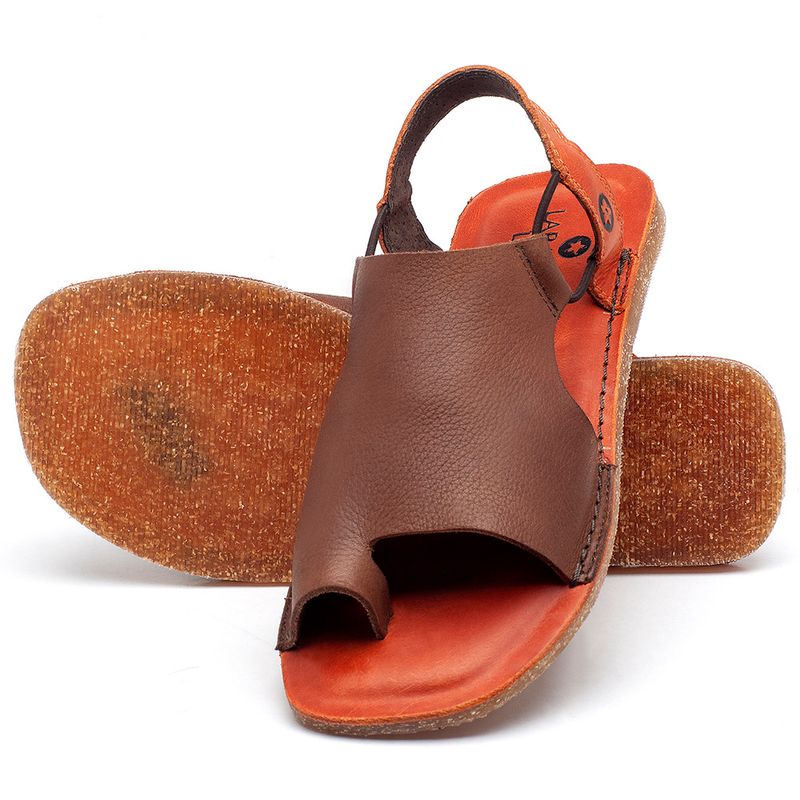 Laranja_Lima_Shoes_Sapatos_Femininos_Sandalia_Rasteira_Flat_em_Couro_Marrom_-_Codigo_-_141097_2