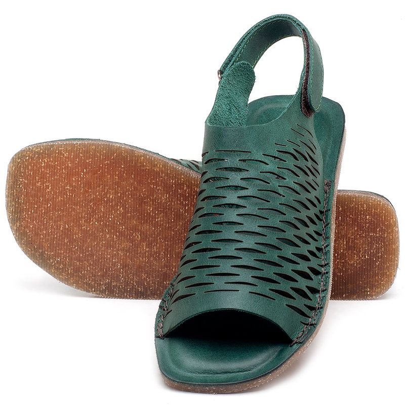 Laranja_Lima_Shoes_Sapatos_Femininos_Sandalia_Rasteira_Flat_em_Couro_Verde_-_Codigo_-_141106_2