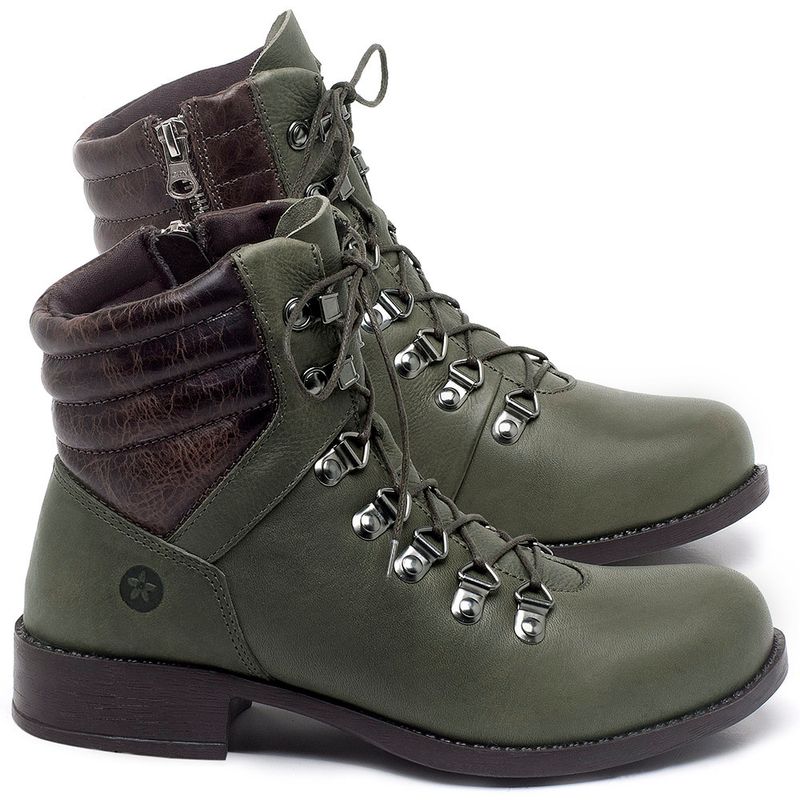 Laranja_Lima_Shoes_Sapatos_Femininos_Bota_Cano_Curto_Salto_de_3_cm_em_Couro_Verde_-_Codigo_-_141136_1