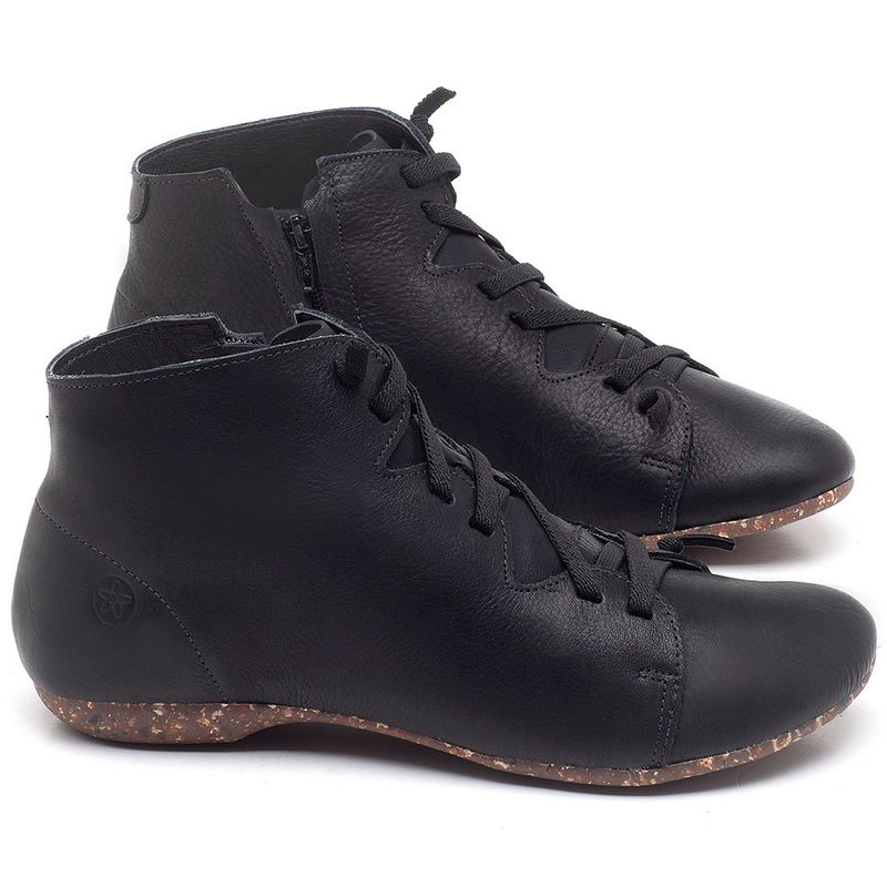 Laranja_Lima_Shoes_Sapatos_Femininos_Flat_Boot_em_Couro_Preto_-_Codigo_-_148025_1