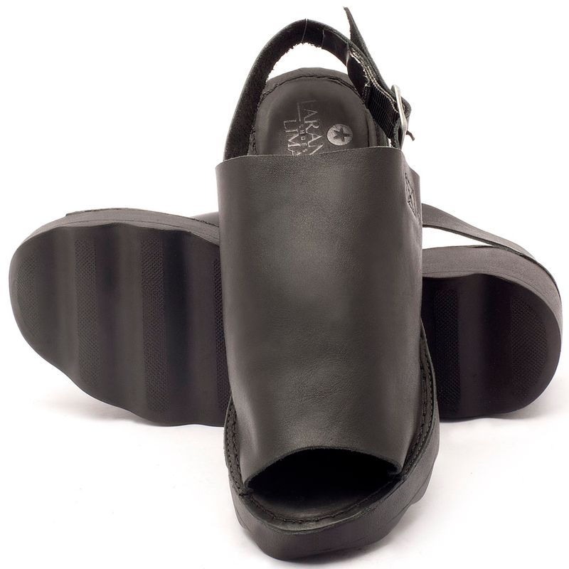 Laranja_Lima_Shoes_Sapatos_Femininos_Ana_Bela_Tratorada_Salto_de_Frente_2_cm_e_Atras_5_cm_em_Couro_Preto_-_Codigo_-_141036_2