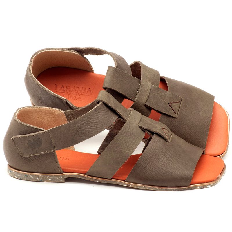 Laranja_Lima_Shoes_Sapatos_Femininos_Sandalia_Rasteira_Flat_em_Couro_Musgo_-_Codigo_-_145029_1
