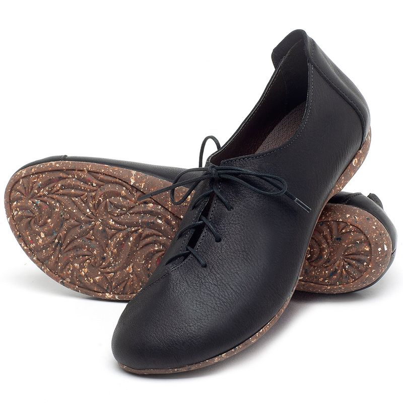 Laranja_Lima_Shoes_Sapatos_Femininos_Sapatilha_Bico_Redondo_em_Couro_Preto_-_Codigo_-_148019_2