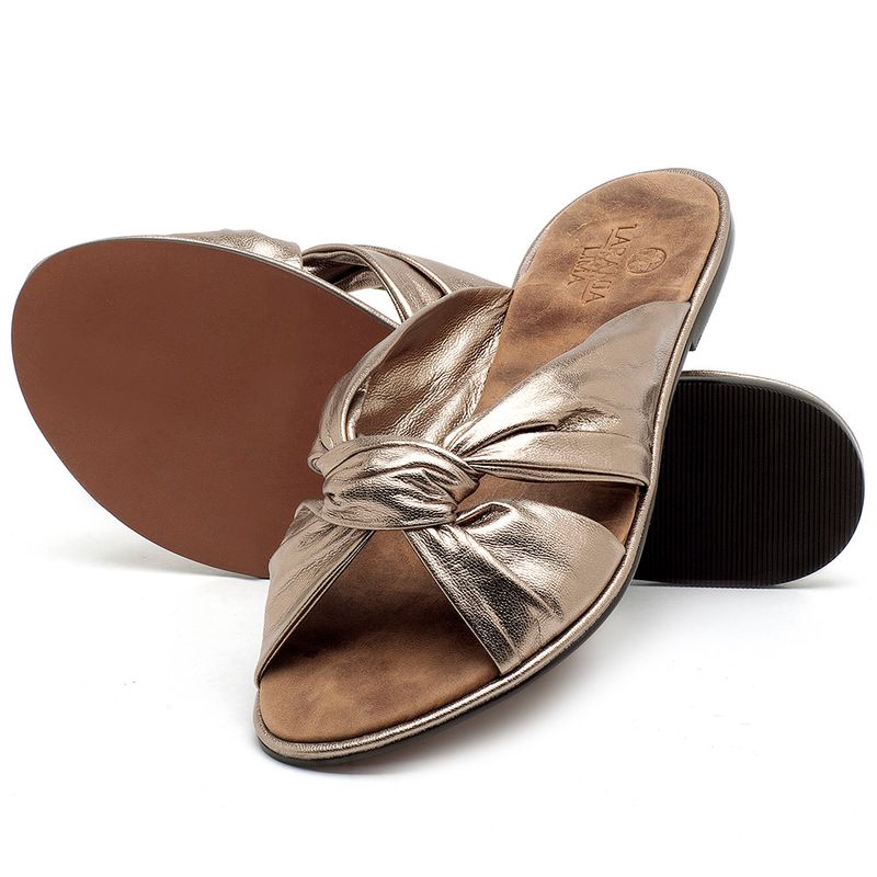 Laranja_Lima_Shoes_Sapatos_Femininos_Sandalia_Rasteira_Flat_em_Couro_Metalizado_-_Codigo_-_3669_2