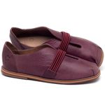 Laranja_Lima_Shoes_Sapatos_Femininos_Sapatilha_Bico_Redondo_em_Couro_Vinho_-_Codigo_-_3053_1