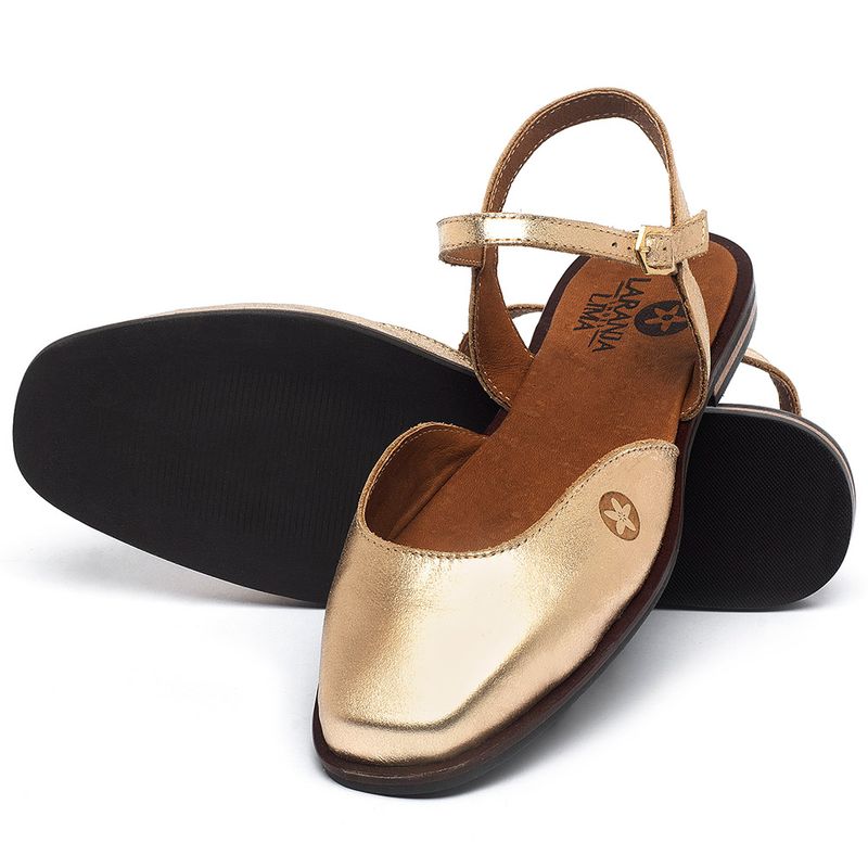 Laranja_Lima_Shoes_Sapatos_Femininos_Sapatilha_Bico_Quadrado_em_Couro_Metalizado_-_Codigo_-_136100_2
