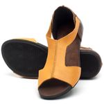 Laranja_Lima_Shoes_Sapatos_Femininos_Sandalia_Rasteira_Flat_em_Couro_Amarelo_-_Codigo_-_137186_2