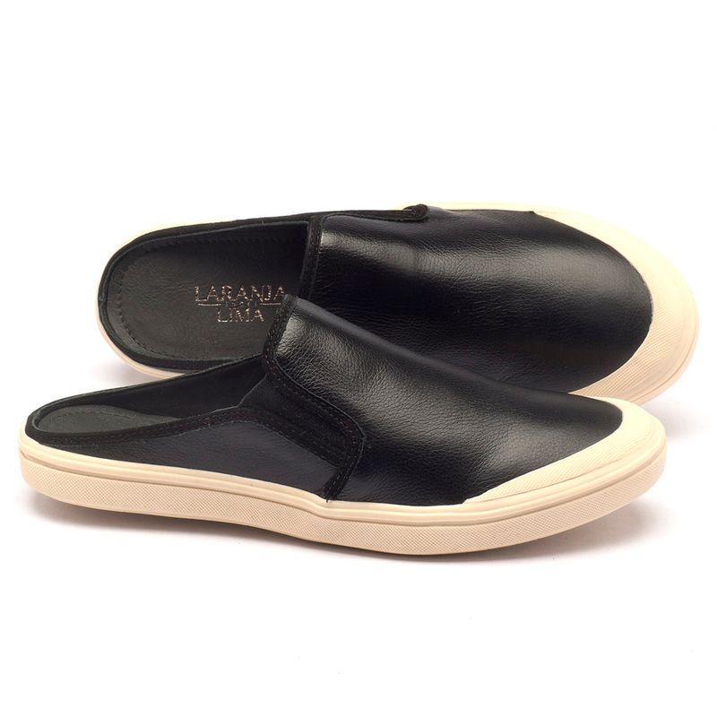 Laranja_Lima_Shoes_Sapatos_Femininos_Tenis_Cano_Baixo_em_Couro_Preto_-_Codigo_-_56111_1