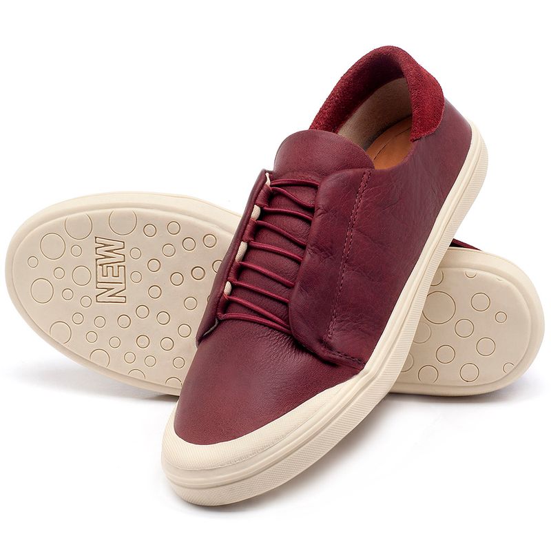 Laranja_Lima_Shoes_Sapatos_Femininos_Tenis_Cano_Baixo_em_Couro_Vinho_-_Codigo_-_56182_2