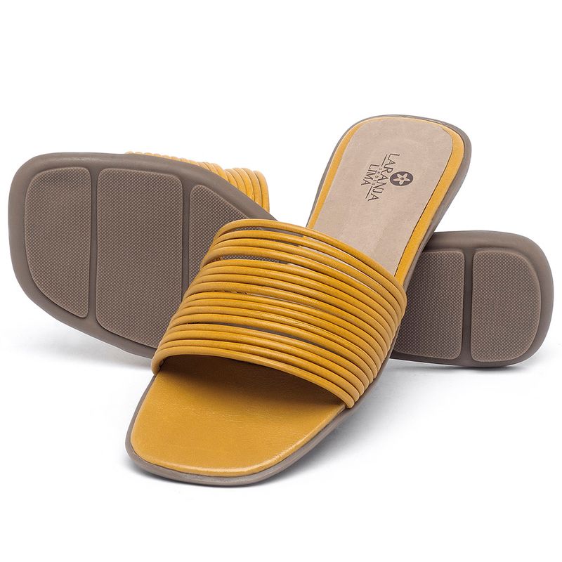 Laranja_Lima_Shoes_Sapatos_Femininos_Sandalia_Rasteira_Flat_em_Couro_Amarelo_-_Codigo_-_9480_2