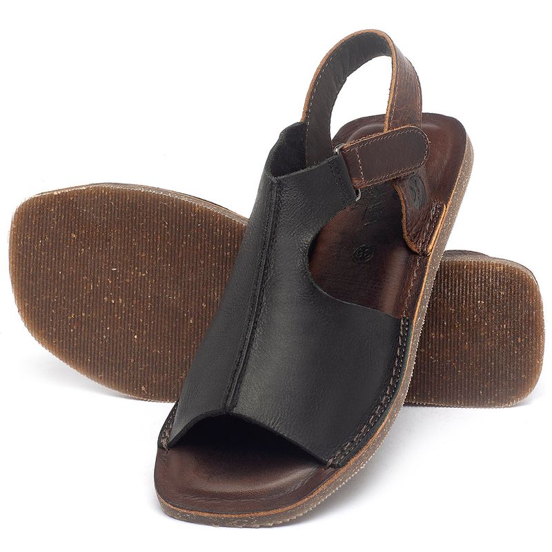 Laranja_Lima_Shoes_Sapatos_Femininos_Sandalia_Rasteira_Flat_em_Couro_Preto_-_Codigo_-_141111_2