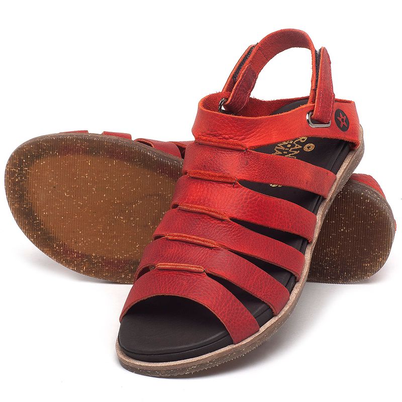 Laranja_Lima_Shoes_Sapatos_Femininos_Sandalia_Rasteira_Flat_em_Couro_Vermelho_-_Codigo_-_137301_2