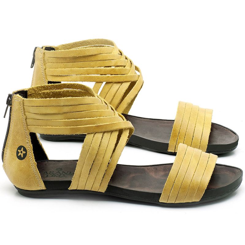 Laranja_Lima_Shoes_Sapatos_Femininos_Sandalia_Rasteira_Flat_em_Couro_Amarelo_-_Codigo_-_137189_1