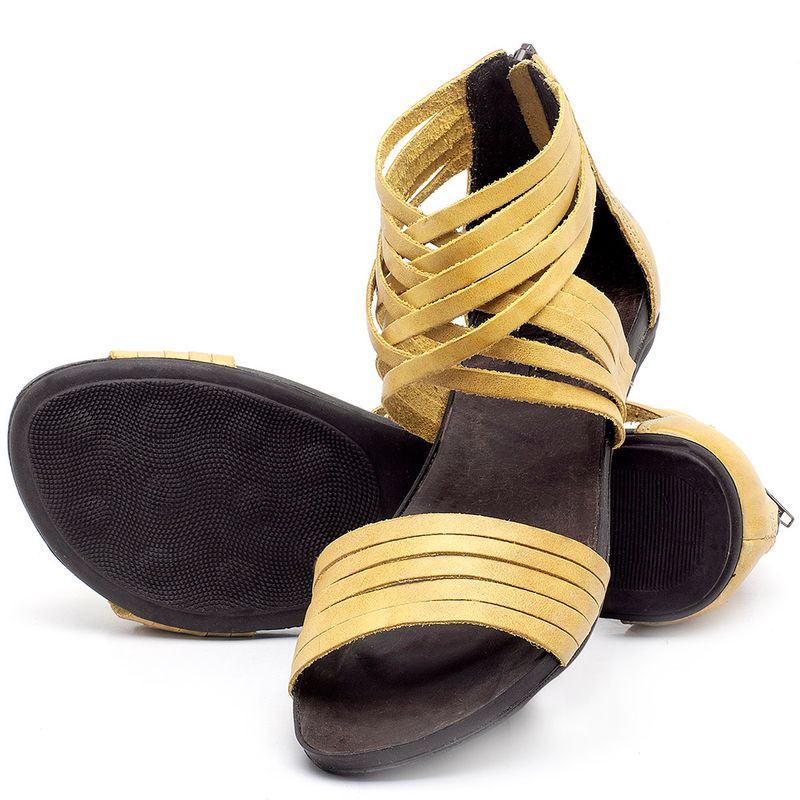 Laranja_Lima_Shoes_Sapatos_Femininos_Sandalia_Rasteira_Flat_em_Couro_Amarelo_-_Codigo_-_137189_2