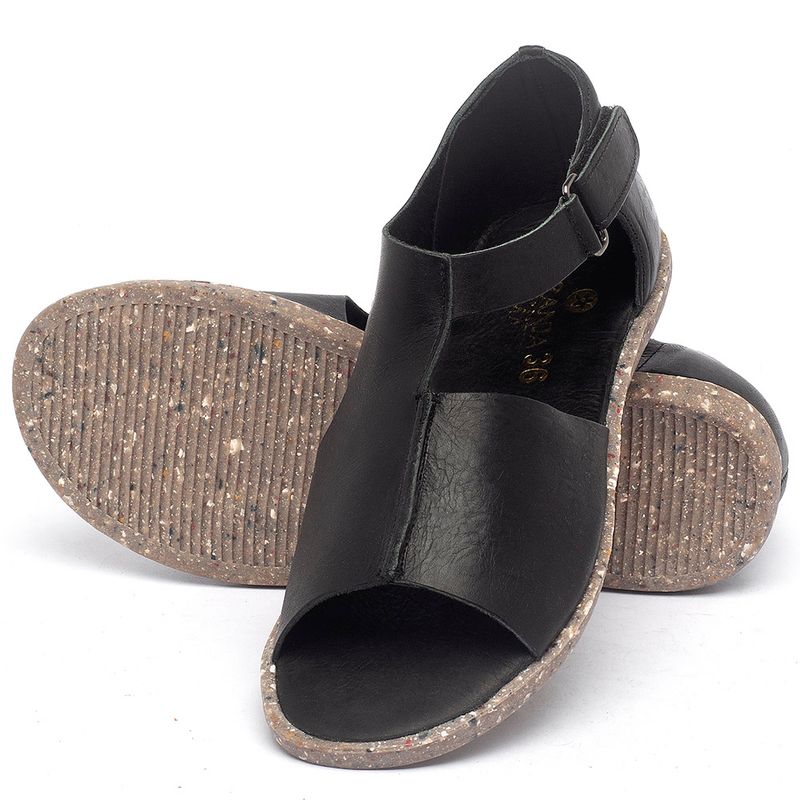 Laranja_Lima_Shoes_Sapatos_Femininos_Sandalia_Rasteira_Flat_em_Couro_Preto_-_Codigo_-_137310_2