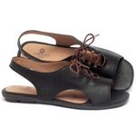 Laranja_Lima_Shoes_Sapatos_Femininos_Sandalia_Rasteira_Flat_em_Couro_Preto_-_Codigo_-_9481_1
