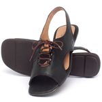 Laranja_Lima_Shoes_Sapatos_Femininos_Sandalia_Rasteira_Flat_em_Couro_Preto_-_Codigo_-_9481_2