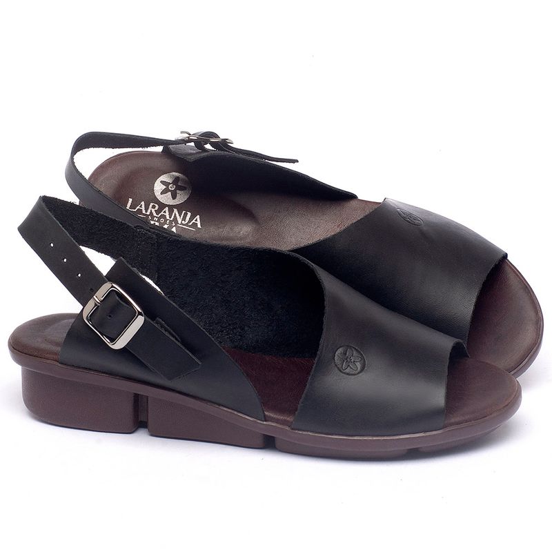 Laranja_Lima_Shoes_Sapatos_Femininos_Sandalia_Rasteira_Flat_em_Couro_Preto_-_Codigo_-_136097_1