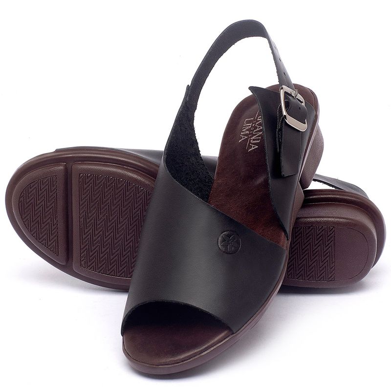 Laranja_Lima_Shoes_Sapatos_Femininos_Sandalia_Rasteira_Flat_em_Couro_Preto_-_Codigo_-_136097_2