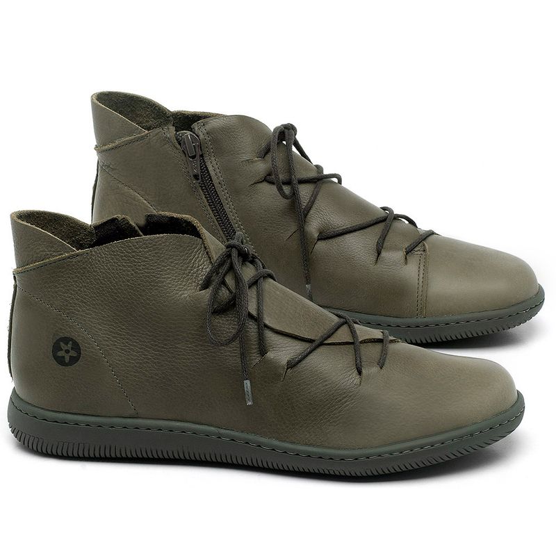 Laranja_Lima_Shoes_Sapatos_Femininos_Tenis_Cano_Alto_em_Couro_Verde_-_Codigo_-_137254_1