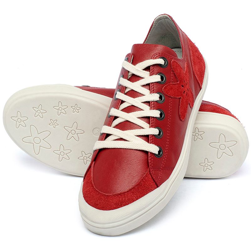 Laranja_Lima_Shoes_Sapatos_Femininos_Tenis_Cano_Baixo_em_Couro_Vermelho_-_Codigo_-_56214_5