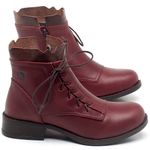 Laranja_Lima_Shoes_Sapatos_Femininos_Bota_Cano_Curto_em_Couro_Vinho_-_Codigo_-_141066_1