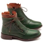 Laranja_Lima_Shoes_Sapatos_Femininos_Bota_Cano_Curto_em_Couro_Verde_-_Codigo_-_141066_1