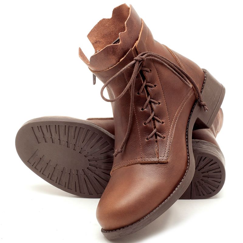 Laranja_Lima_Shoes_Sapatos_Femininos_Bota_Cano_Curto_em_Couro_Marrom_-_Codigo_-_141066_2