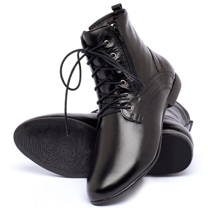 Laranja_Lima_Shoes_Sapatos_Femininos_Bota_Cano_Curto_em_Couro_Preto_-_Codigo_-_136066_2