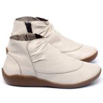 Laranja_Lima_Shoes_Sapatos_Femininos_Flat_Boot_em_Couro_Off-White_-_Codigo_-_139037_1