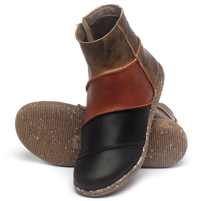 Laranja_Lima_Shoes_Sapatos_Femininos_Flat_Boot_em_Couro_Multicolor_-_Codigo_-_137326_2