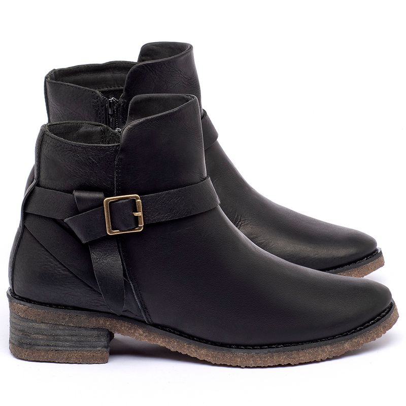 Laranja_Lima_Shoes_Sapatos_Femininos_Bota_Cano_Curto_em_Couro_Preto_-_Codigo_-_56231_1
