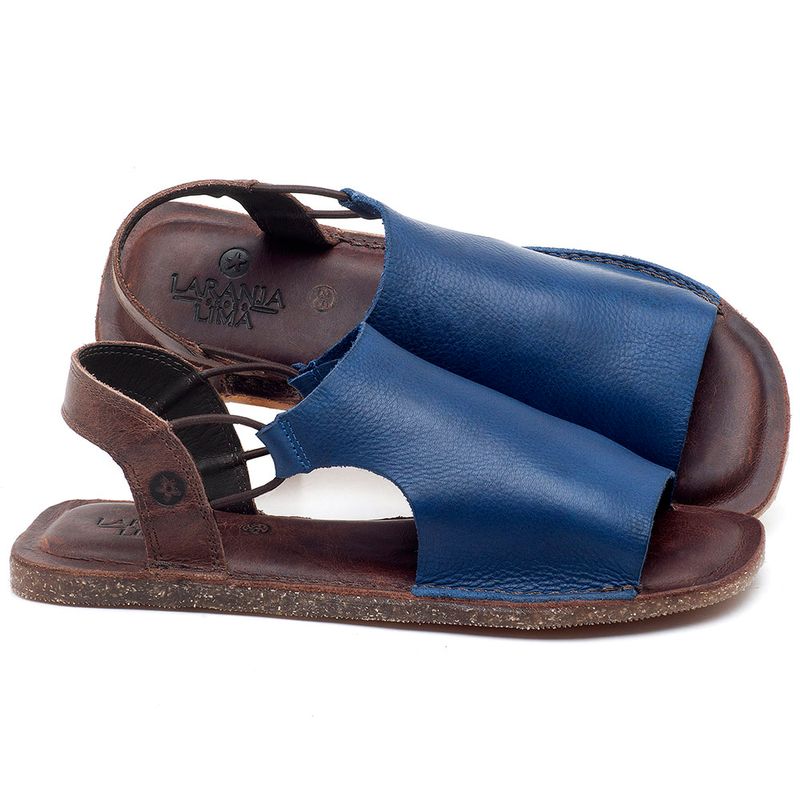 Laranja_Lima_Shoes_Sapatos_Femininos_Sandalia_Rasteira_Flat_em_Couro_Azul_-_Codigo_-_141043_1