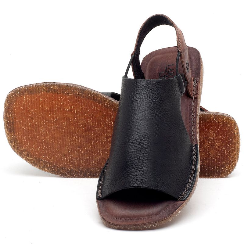 Laranja_Lima_Shoes_Sapatos_Femininos_Sandalia_Rasteira_Flat_em_Couro_Preto_-_Codigo_-_141043_2