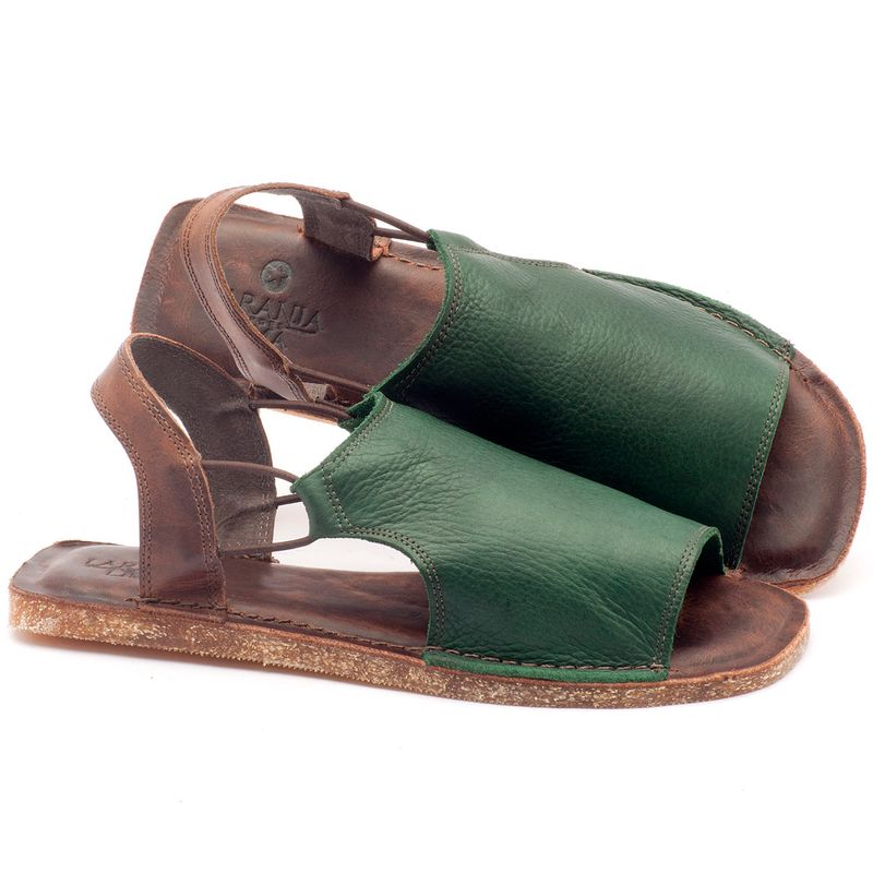 Laranja_Lima_Shoes_Sapatos_Femininos_Sandalia_Rasteira_Flat_em_Couro_Verde_-_Codigo_-_141043_1