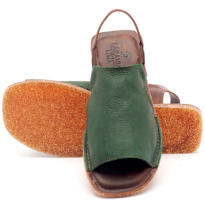 Laranja_Lima_Shoes_Sapatos_Femininos_Sandalia_Rasteira_Flat_em_Couro_Verde_-_Codigo_-_141043_2