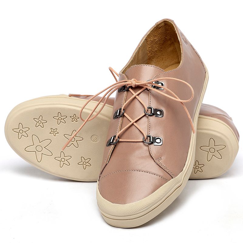Laranja_Lima_Shoes_Sapatos_Femininos_Tenis_Cano_Baixo_em_Couro_Nude_-_Codigo_-_3747_2