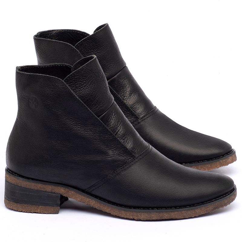 Laranja_Lima_Shoes_Sapatos_Femininos_Bota_Cano_Curto_em_Couro_Preto_-_Codigo_-_56232_1