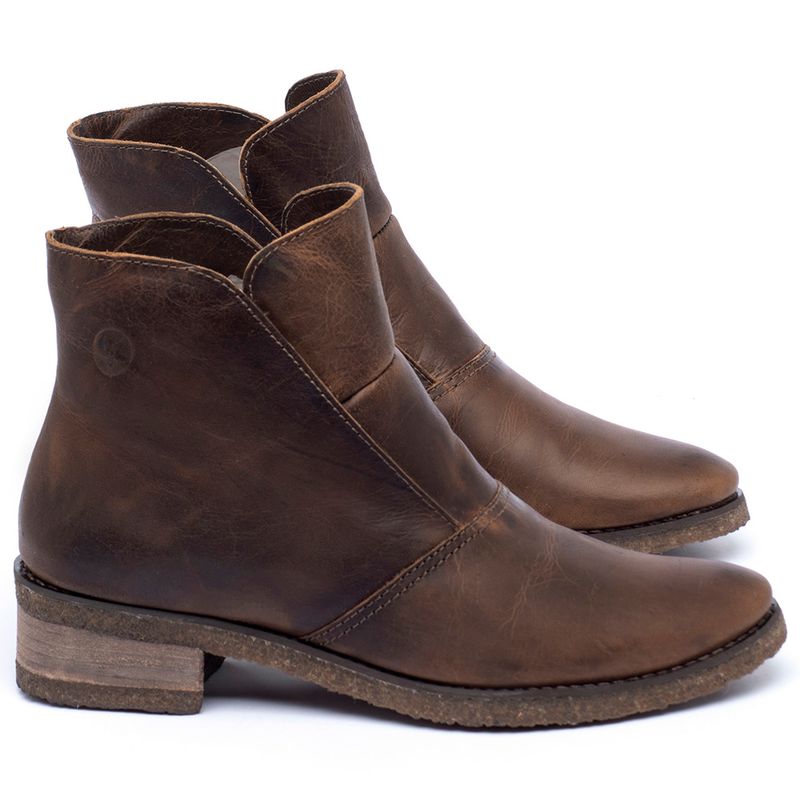 Laranja_Lima_Shoes_Sapatos_Femininos_Bota_Cano_Curto_em_Couro_Marrom_-_Codigo_-_56232_1